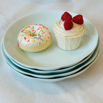 Morning Teal Deep Plate (Single Piece)