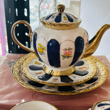 Regale Essence Blue (24 Piece Tea Set)