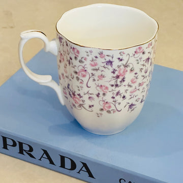 Secret Garden Floral Mug - Pink (Single Mug)
