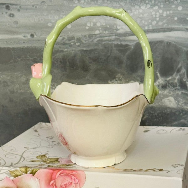 Butterfly Rose Garden Basket