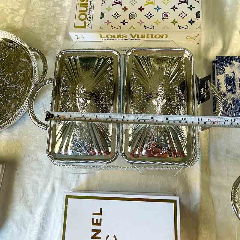 Queen Anne Casserole Twin Silver