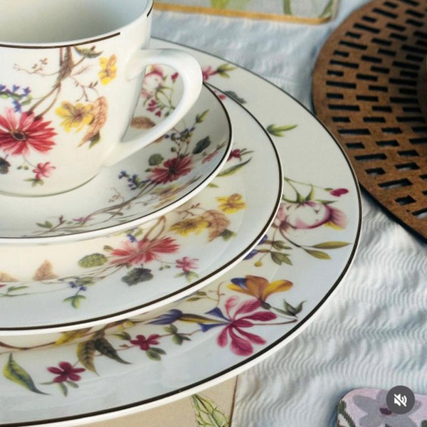 Enchanted Meadows (set of six cups and saucers)