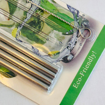 SipGreen Stainless Steel Straw Set