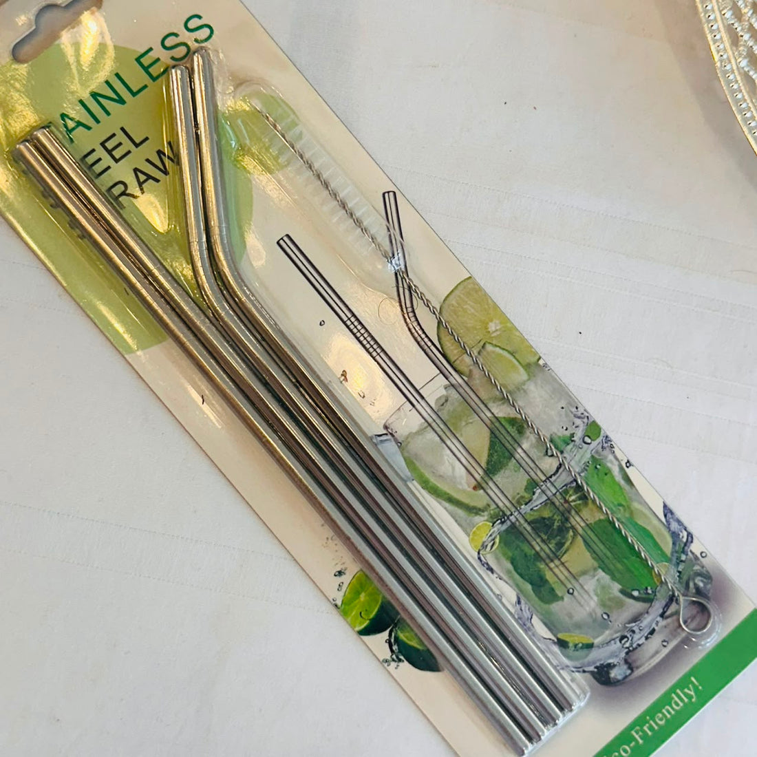 SipGreen Stainless Steel Straw Set