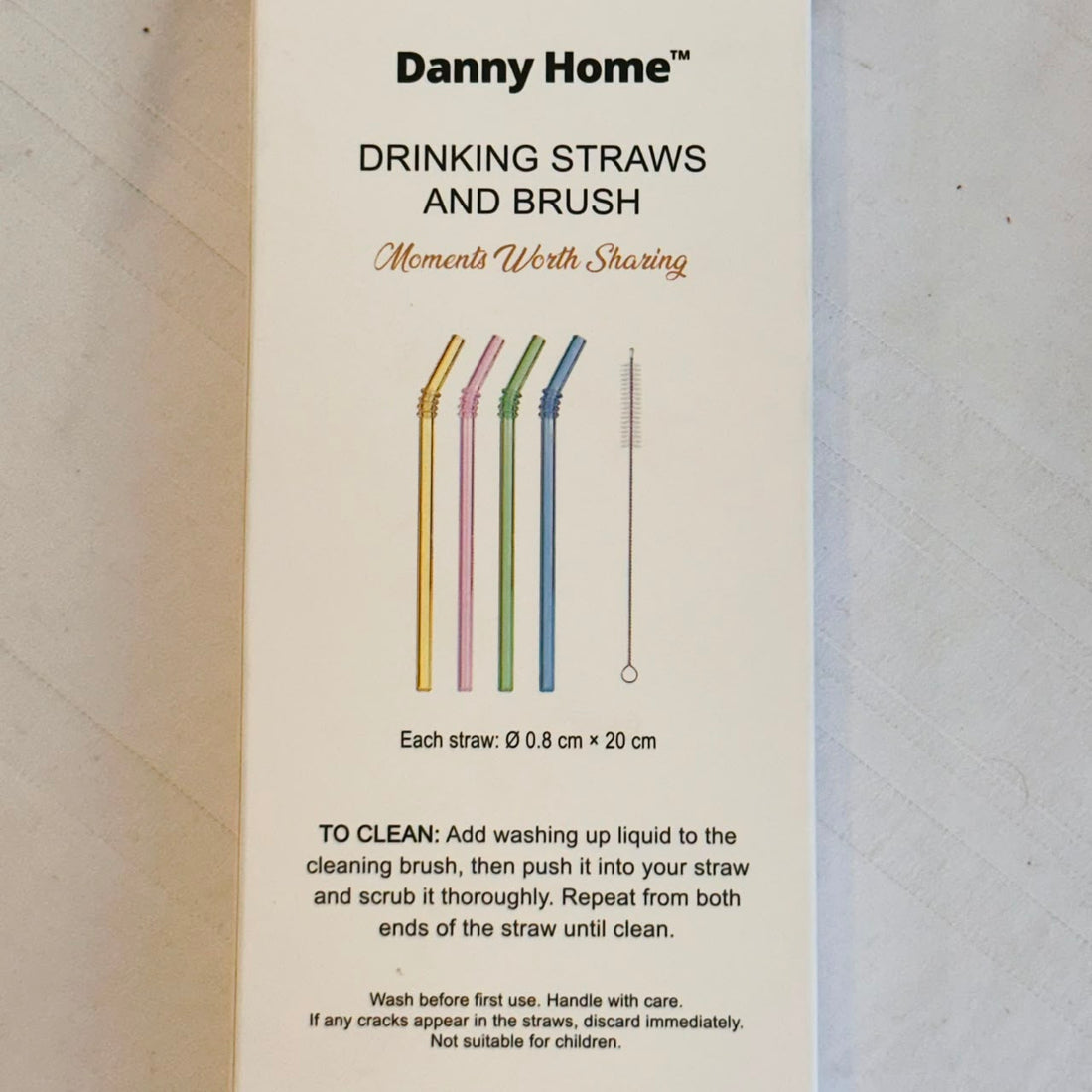 ColorPop Reusable Glass Straws
