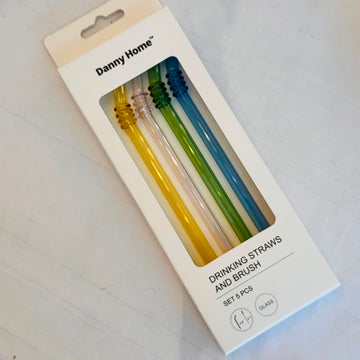 ColorPop Reusable Glass Straws
