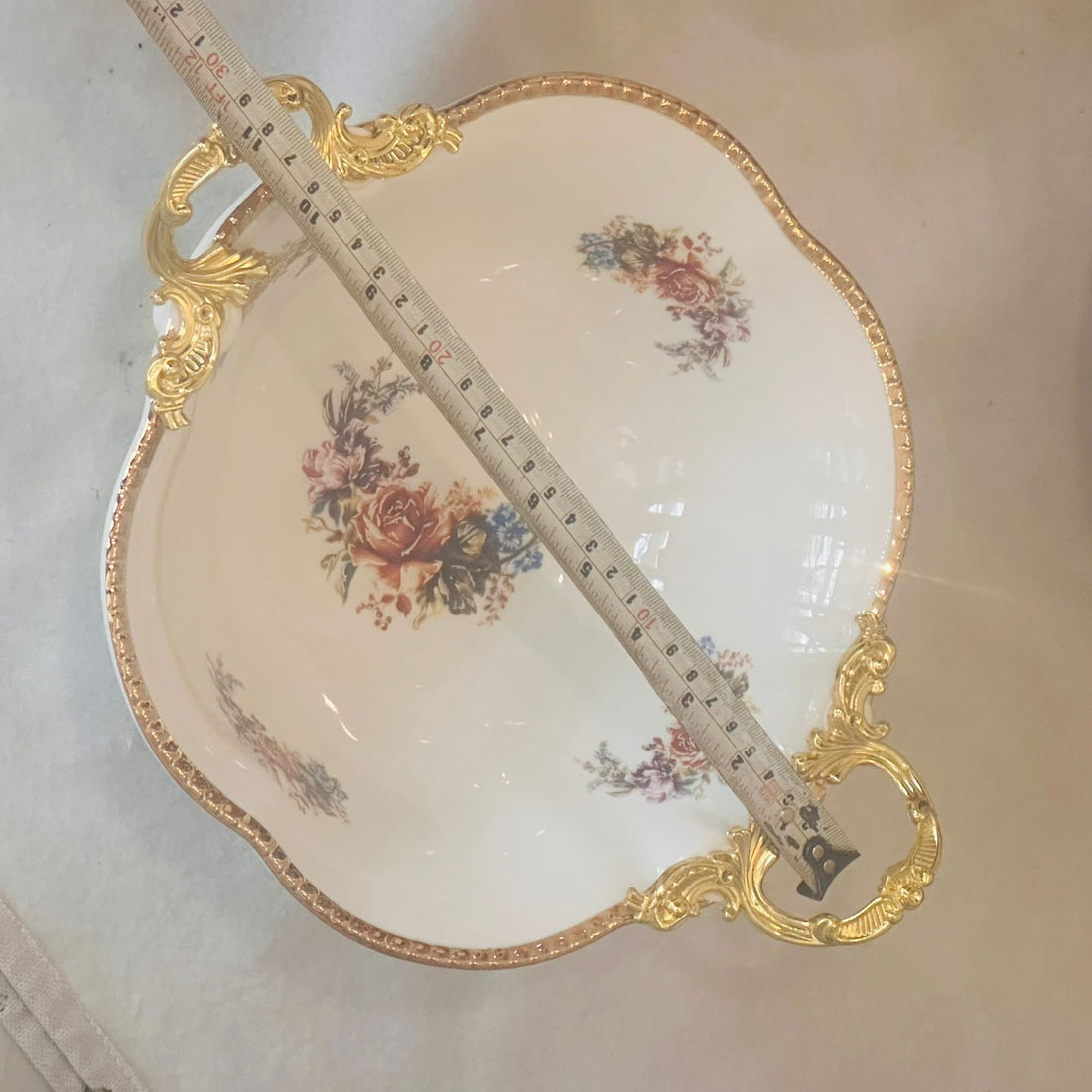 Rose Garden Luxury Serving Bowl