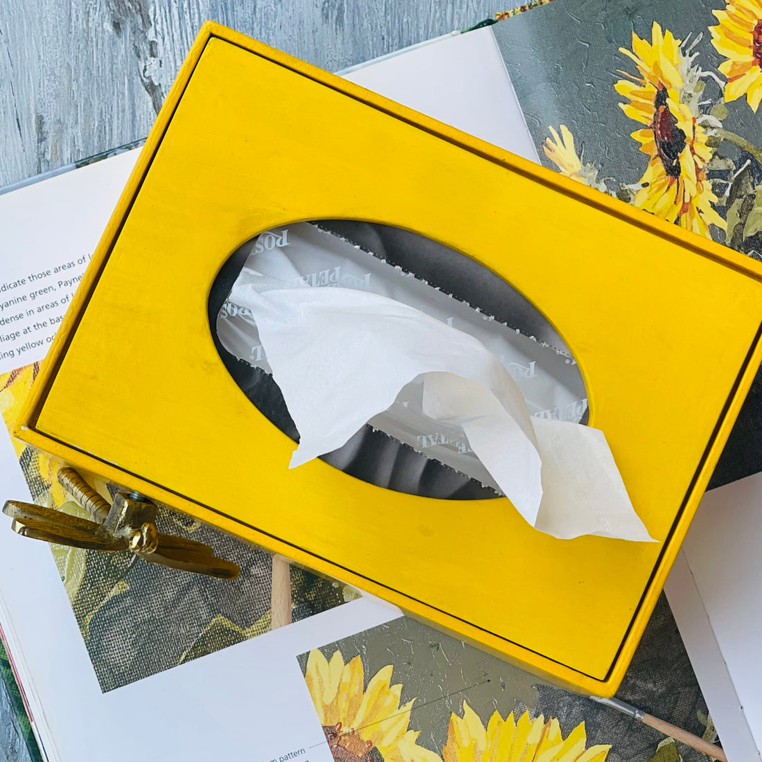 Sunshine Flutter Tissue Box