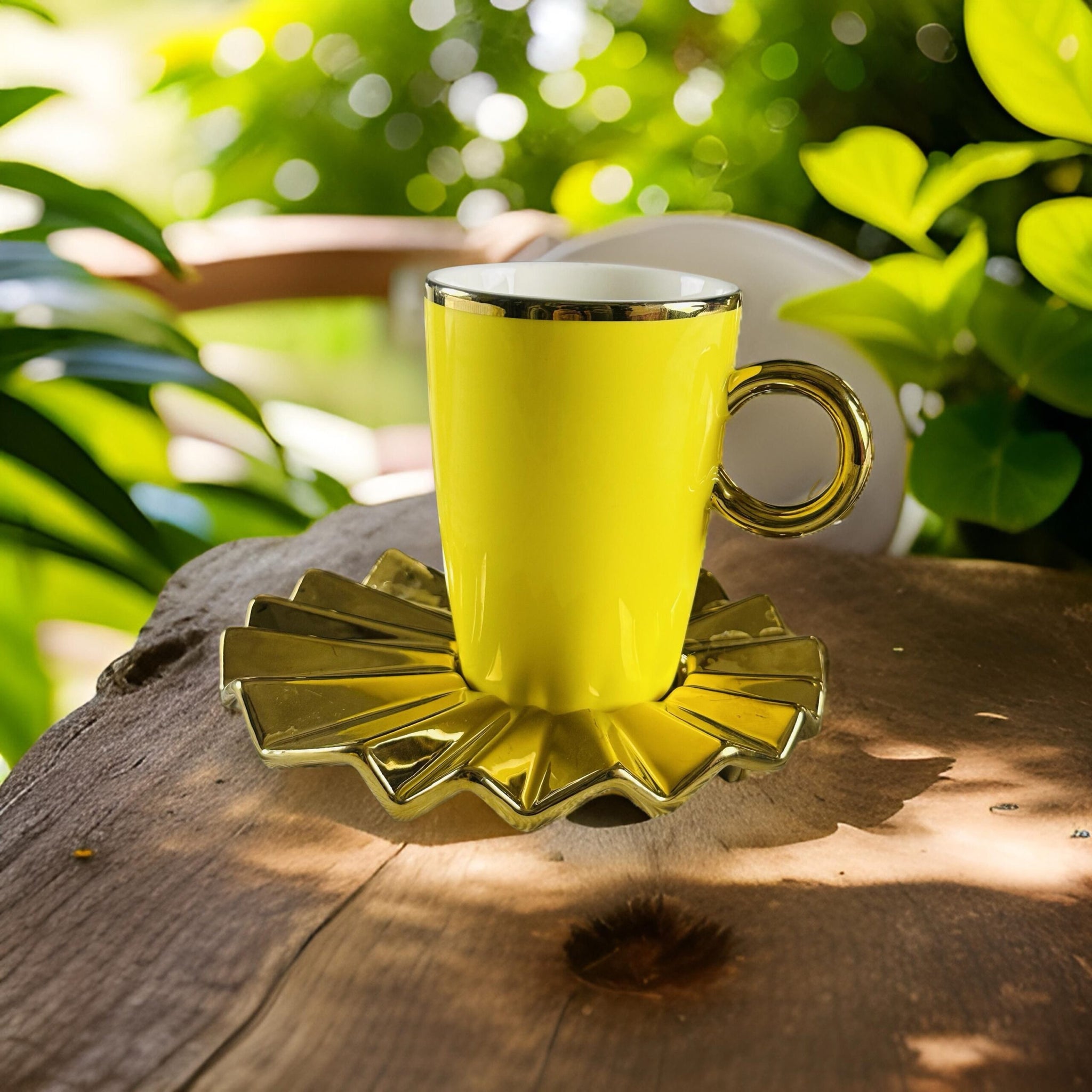 Angela Crisp Morning (set of six cups and saucers)