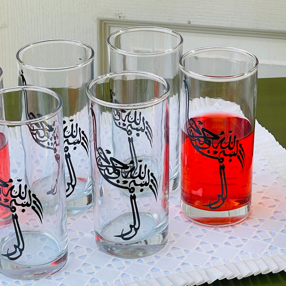 BisMillah Glasses (set of six)